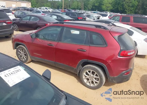 2015 Jeep Cherokee Sport из США, поврежденный, VIN 1C4PJLAB9FW720822